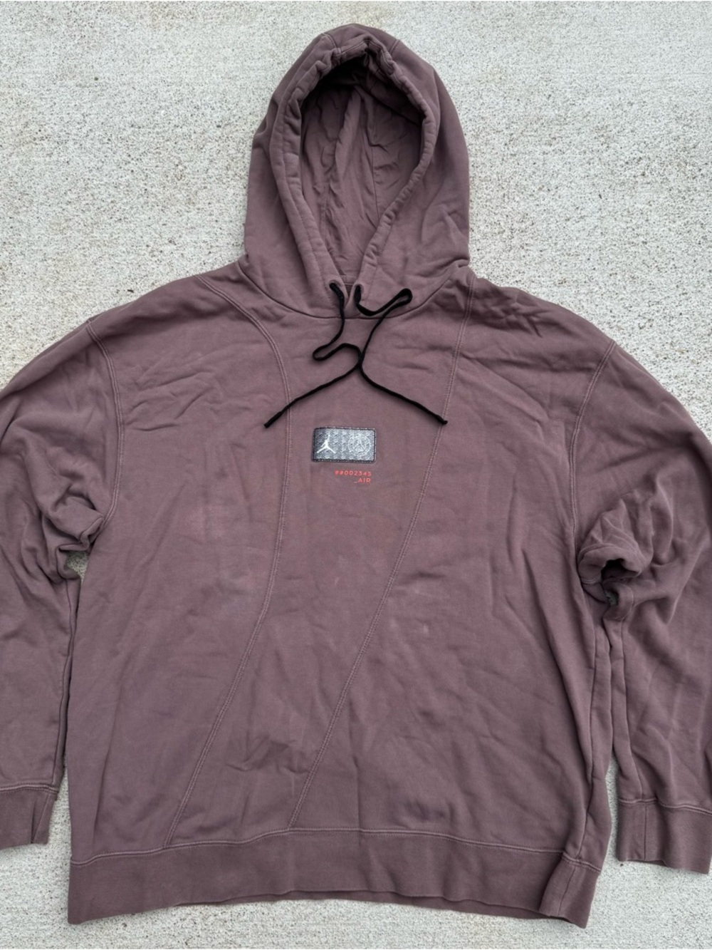 Air Jordan Paris Saint Germain Pullover Hoodie ‘Plum Eclipse Bright Crimson